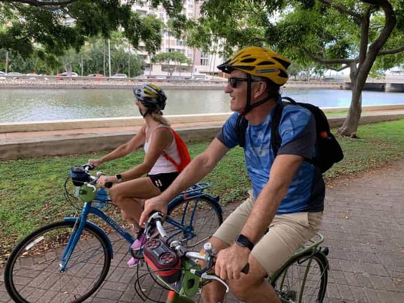 Visite historique d'Honolulu à vélo