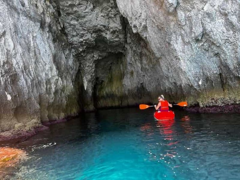 Excursion en canoë sur la côte d'Ortigia et de Syracuse
