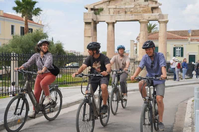Billet Athènes : visite de la ville à vélo avec option Acropole
