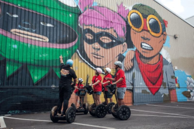 Visite en Segway du parc Kaka'ako Waterfront et de la fresque murale