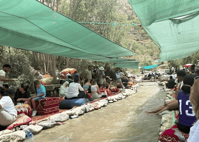 Randonnée aux cascades de la vallée de l'Ourika et déjeuner traditionnel
