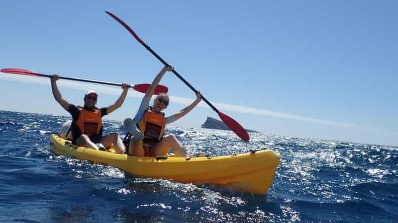 Billet Benidorm : visite guidée en kayak avec plongée et photos