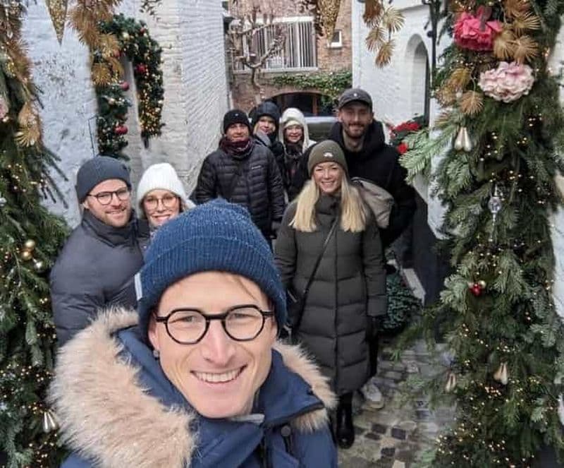 Billet Bruges : une expérience de visite à vélo de Noël avec un habitant