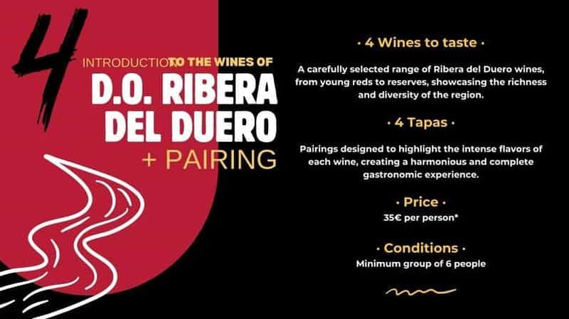Billet Ribera del Duero : Dégustation de vins et accords avec des tapas