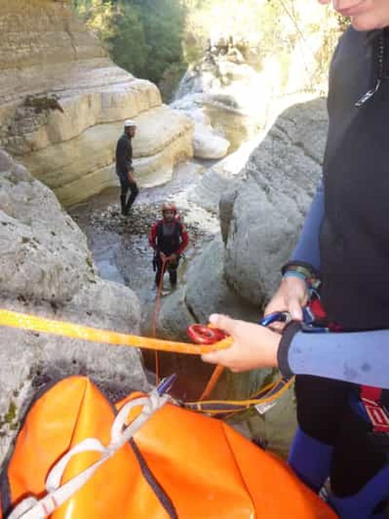Papigo : aventure de canyoning dans les gorges de Nefeli