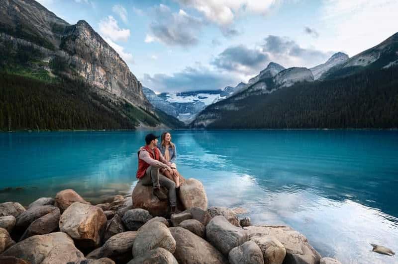 Calgary : visite du lac Louise, du lac Emerald et du canyon Johnston