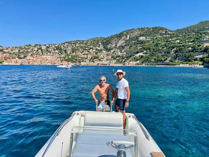 Billet Nice : excursion privée en bateau avec plongée avec tuba et vues panoramiques