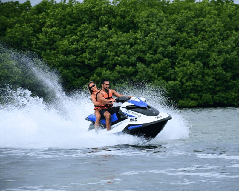 Billet Cancún : aventure en jet ski à Puerto Maya dans la lagune de Nichupté