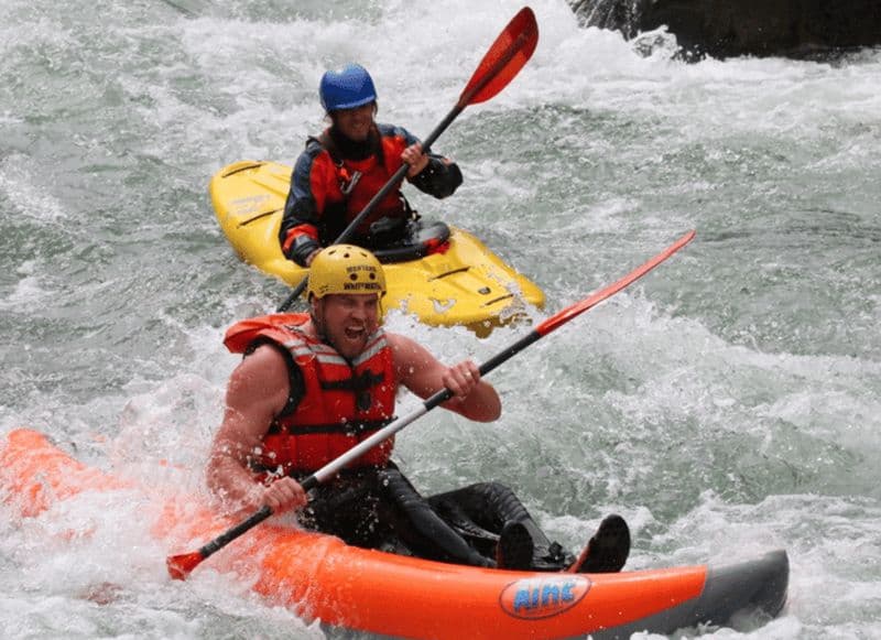Gardiner : Excursion en kayak gonflable sur la rivière Yellowstone