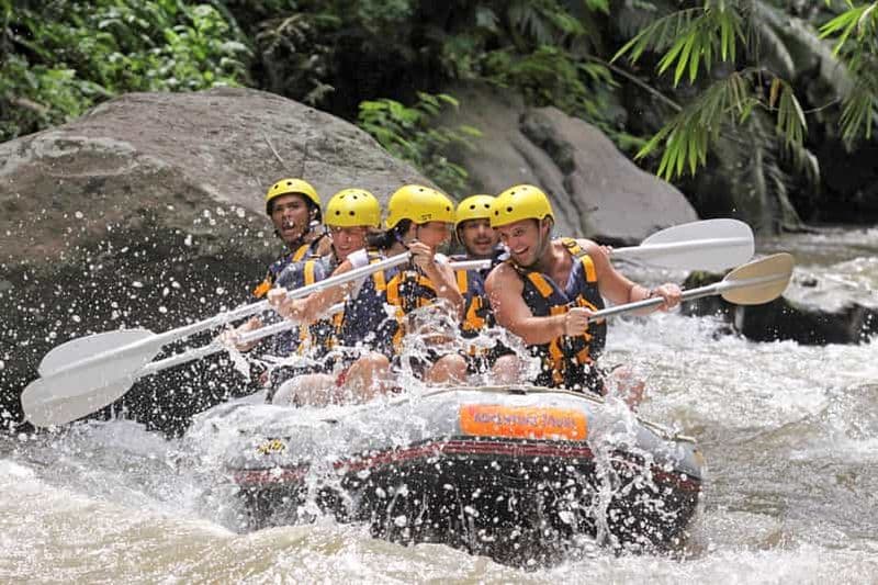 Billet Bali : Rafting en eaux vives haut de gamme sur la rivière Ayung avec déjeuner