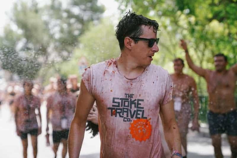 Billet Barcelone : La Tomatina : excursion d'une journée à Buñol avec accès à la fête