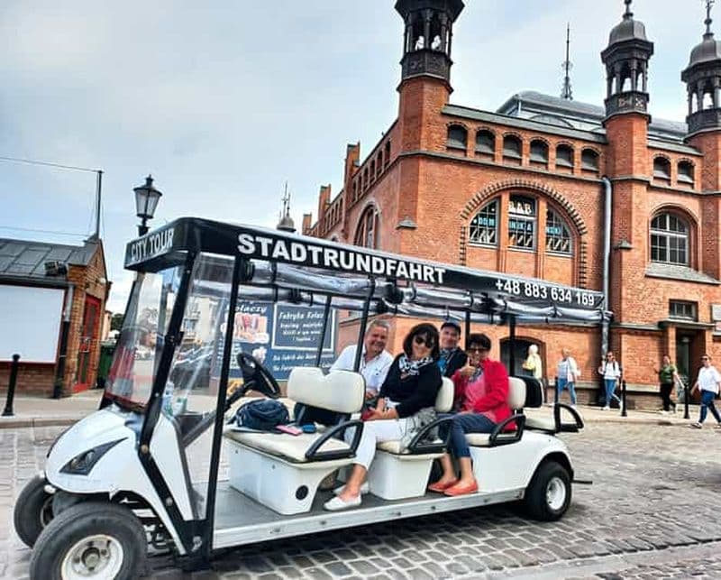 Gdansk : visite guidée en direct en voiturette de golf/buggy touristique