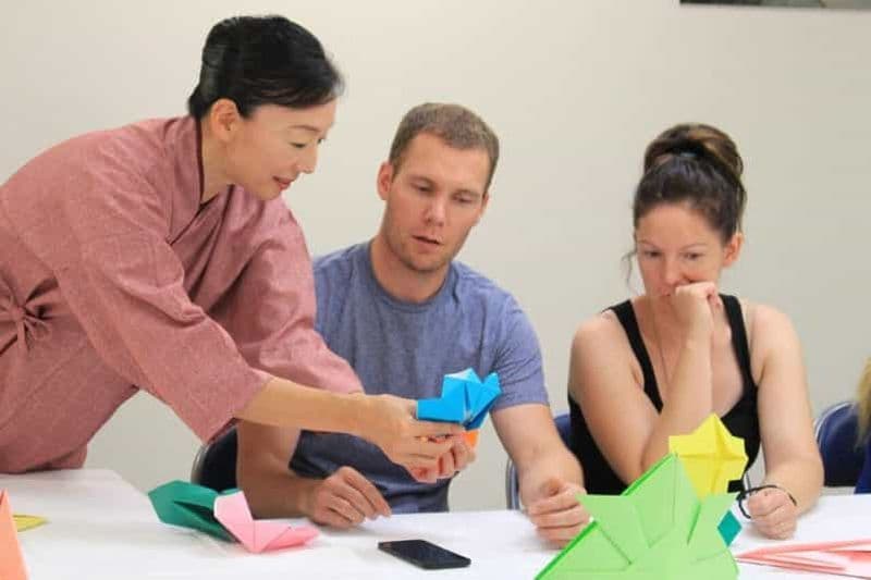 Tokyo : atelier de pliage d'origami