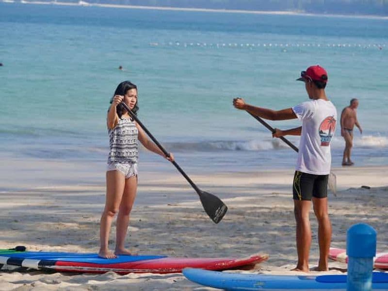 Plage de Bang Tao : Leçon de SUP