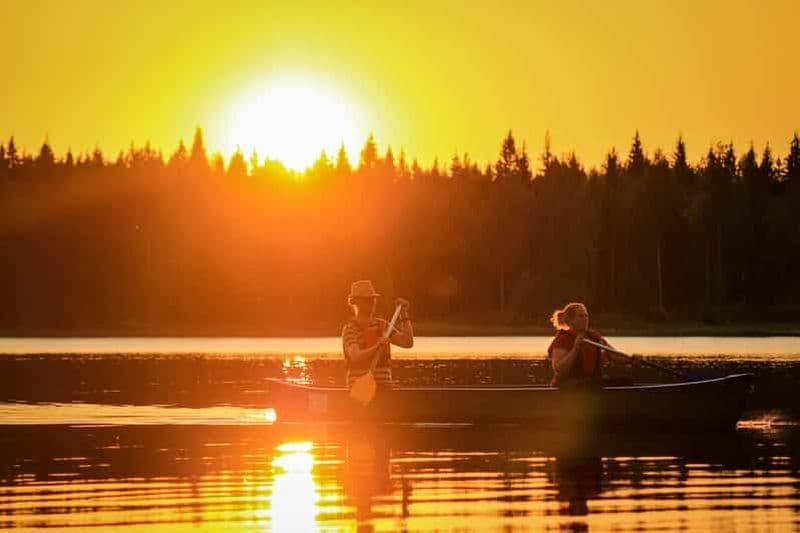 Billet Rovaniemi : Canoë sous le soleil de minuit