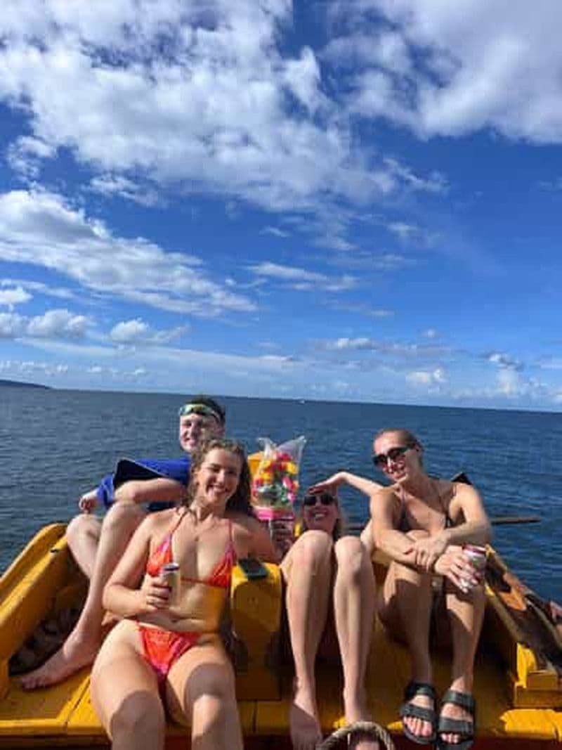 Sortie en bateau à Koh Rong : snorkeling, pêche, coucher de soleil et plancton