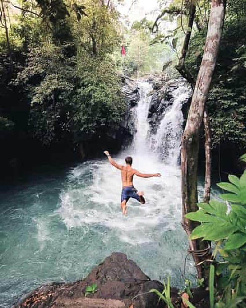 Bali : Saut de falaise, chutes d'eau de Gitgit et rizières en terrasse