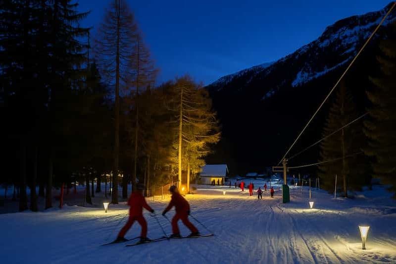 Billet Cours de ski débutant de nuit - Argentière