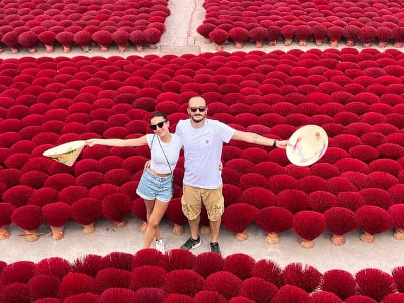 Hanoi : Excursion à la peinture sur laque, à l'encens et aux villages de chapeaux