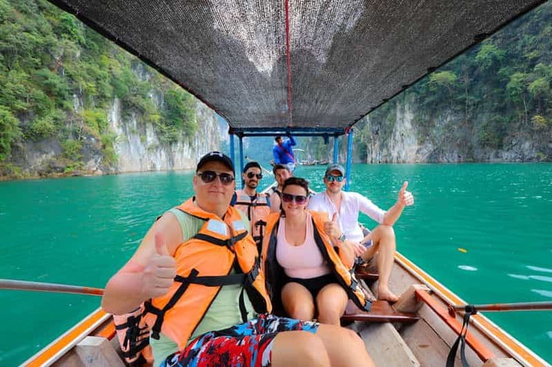 Depuis Phuket : Excursion privée d'une journée dans le parc national de Khao Sok