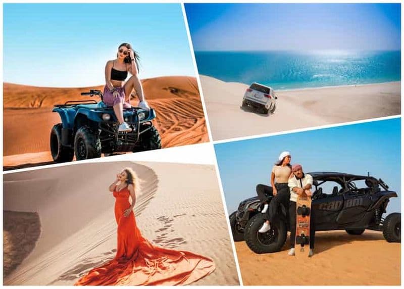 Doha : 4x4 dans le désert, quad, chameaux, sandboard, mer intérieure