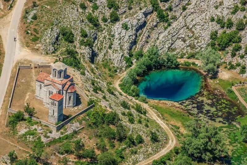 Billet Depuis Sinj : Vol privé de 20 minutes par Cetina et le lac Peruča