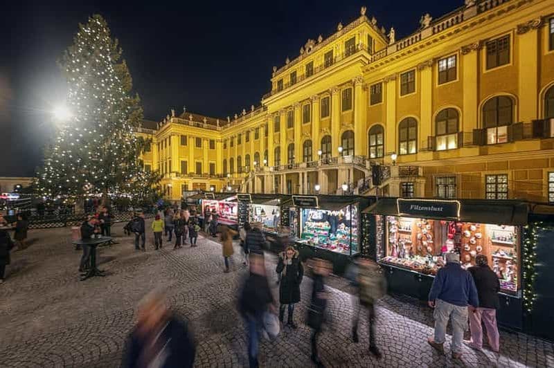 Billet Vienne : visite à pied du château de Schönbrunn et du marché de Noël