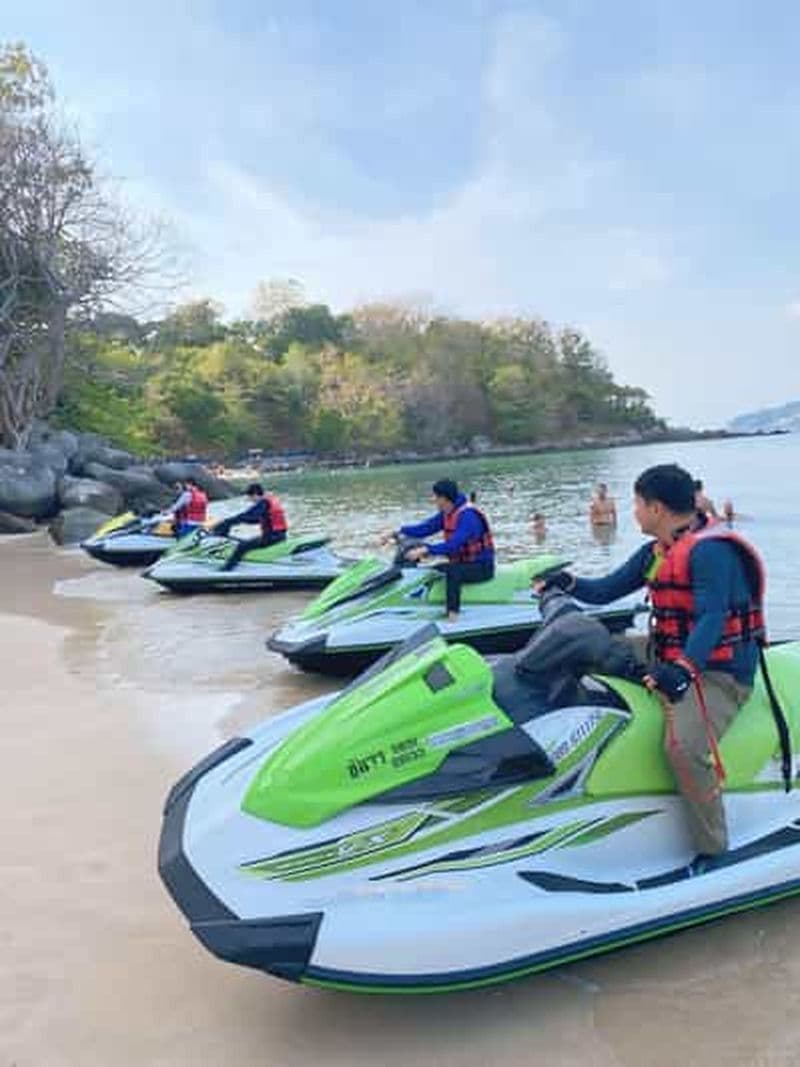 Phuket : excursion en jet ski à Patong Beach avec 9 points d'enregistrement