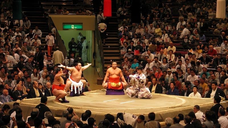 Combat de Sumo à Tokyo