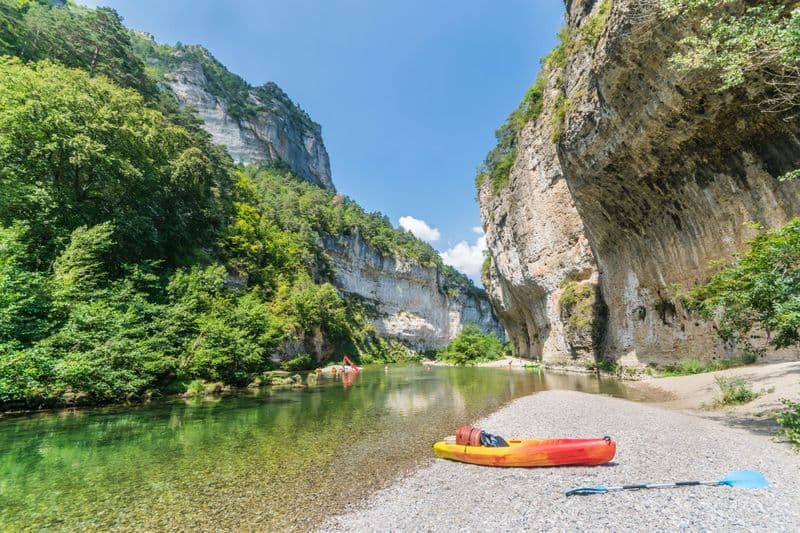 Canoë-kayak dans les gorges du Tarn