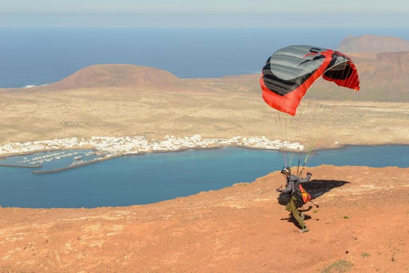 Vol en parapente à Lanzarote