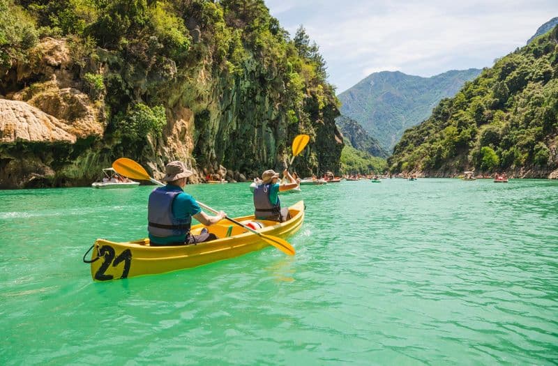 Canoë-kayak dans les Gorges du Verdon