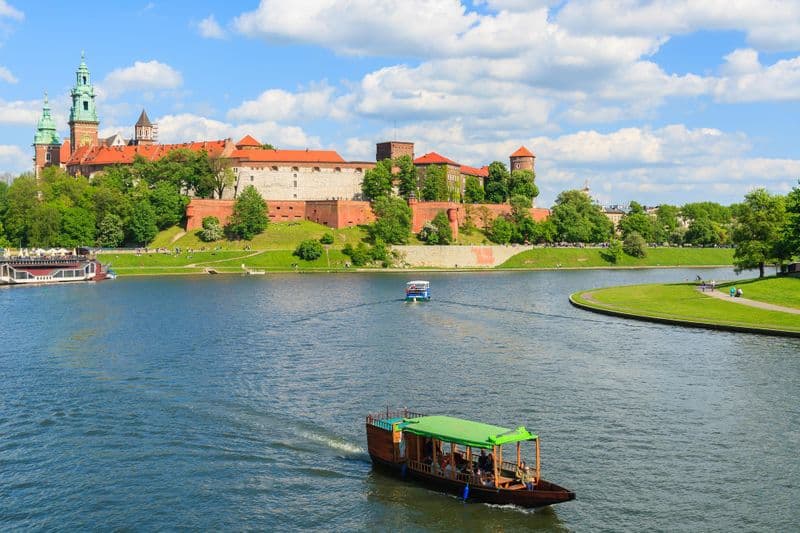 Croisière sur la Vistule à Cracovie