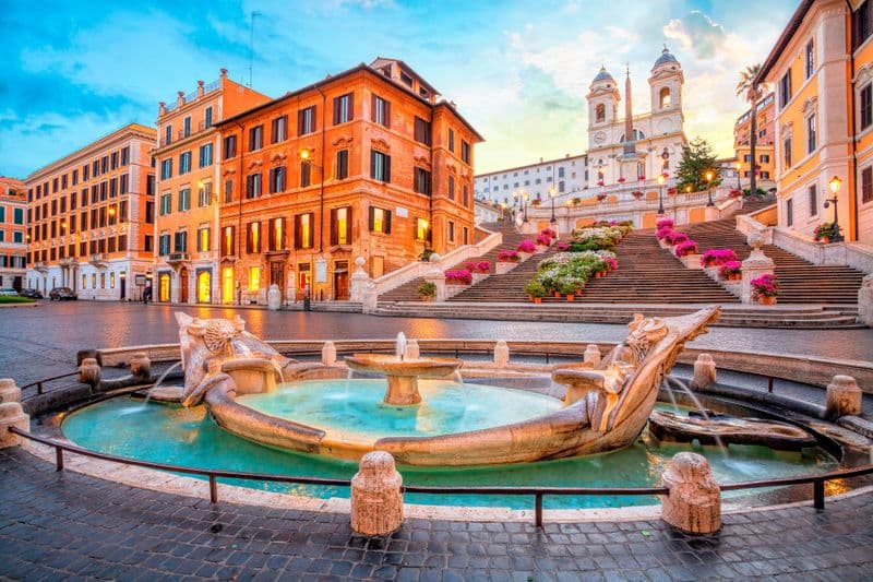Place d’Espagne à Rome