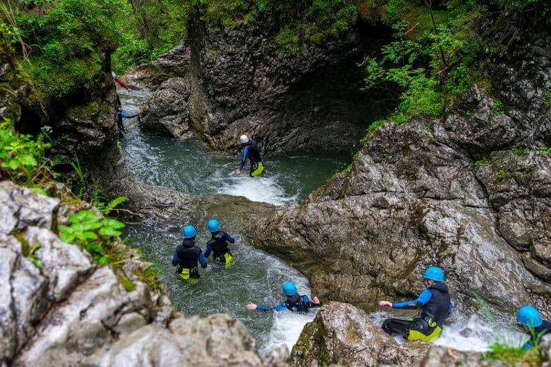 Canyoning dans le canyon de Marc