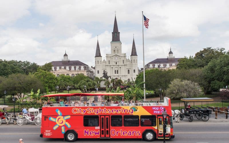City Sightseeing : New Orleans Hop-On Hop-Off bus tour en bus bus Hop-On Hop-Off
