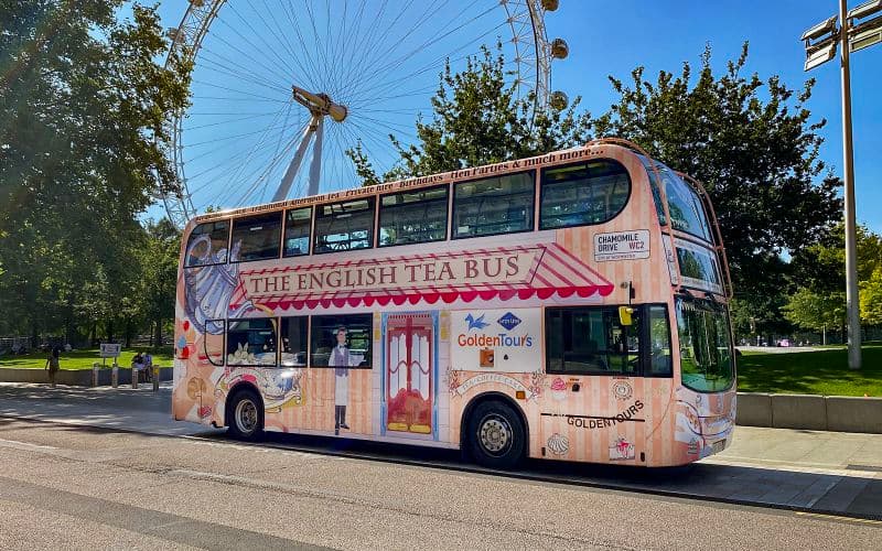 Billet Golden Tours : Visite en bus du centre de Londres avec afternoon tea