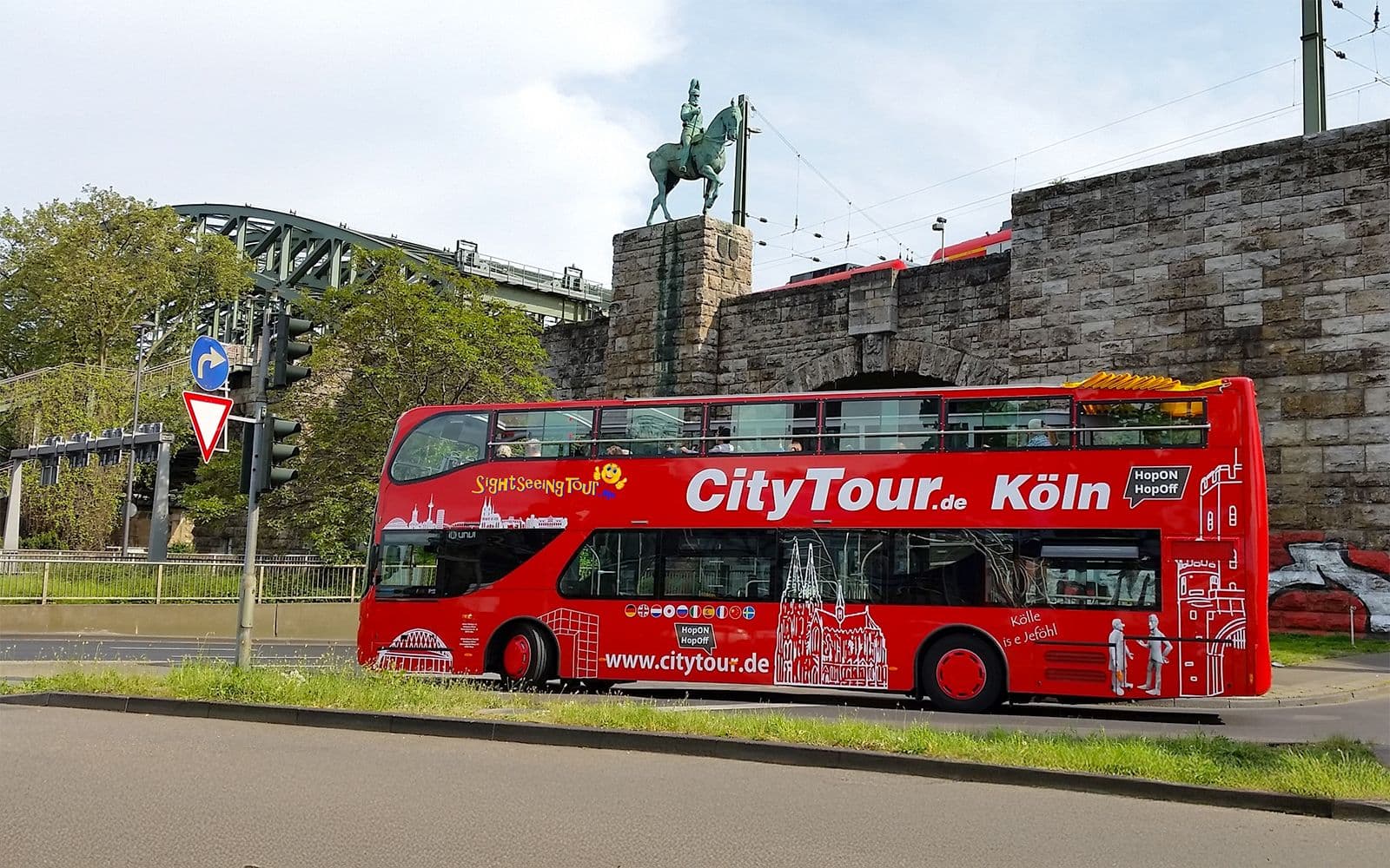 Visites de la ville : Visite de Cologne en bus Hop-On Hop-Off