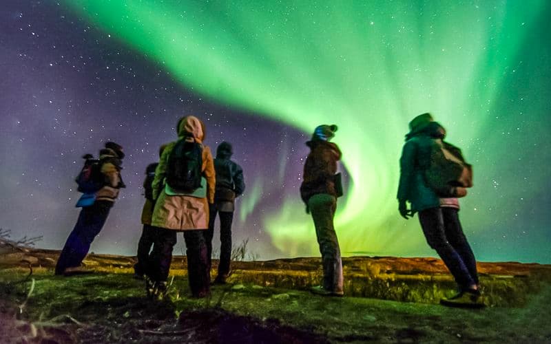 Excursion en petit groupe depuis Reykjavik pour les aurores boréales