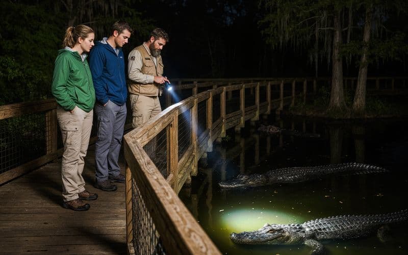 Billet Visite nocturne de Gatorland à la lampe de poche