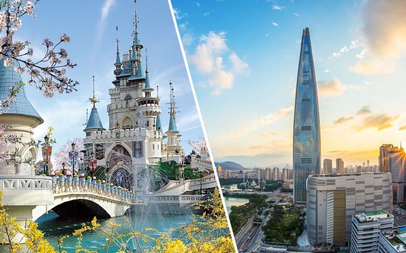 Combo (économisez 26%) : Lotte World + Billets pour l'Observatoire du ciel de Séoul