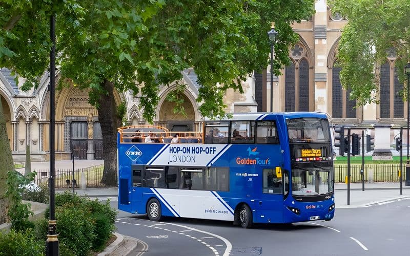 Golden Tours : Tour en bus Hop-On Hop-Off à Londres avec croisière sur la Tamise en option