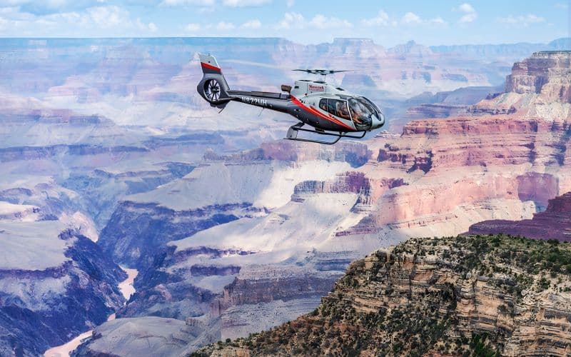 Billet Visite de 25 minutes du parc national du Grand Canyon en hélicoptère avec option de visite en Hummer