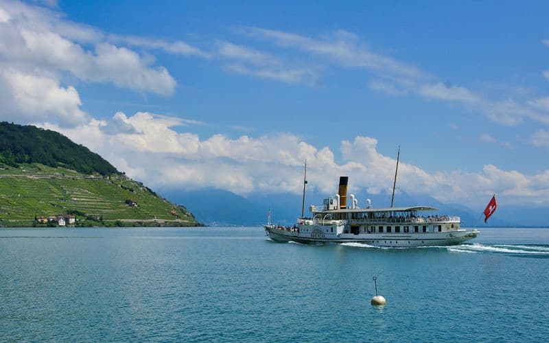 Croisière de 3 heures sur la Riviera : Lausanne - Lavaux - Château de Chillon