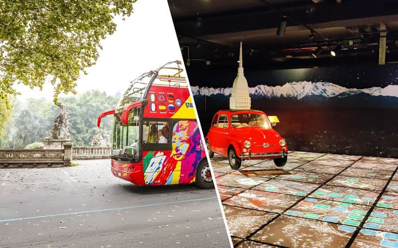 City Sightseeing : Pass Turin 24/48 heures en bus touristique avec billets pour le musée national de l'automobile