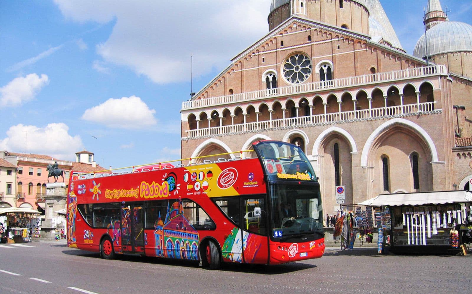 City Sightseeing : 24 h de visite guidée de Padoue en bus hop-on hop-off
