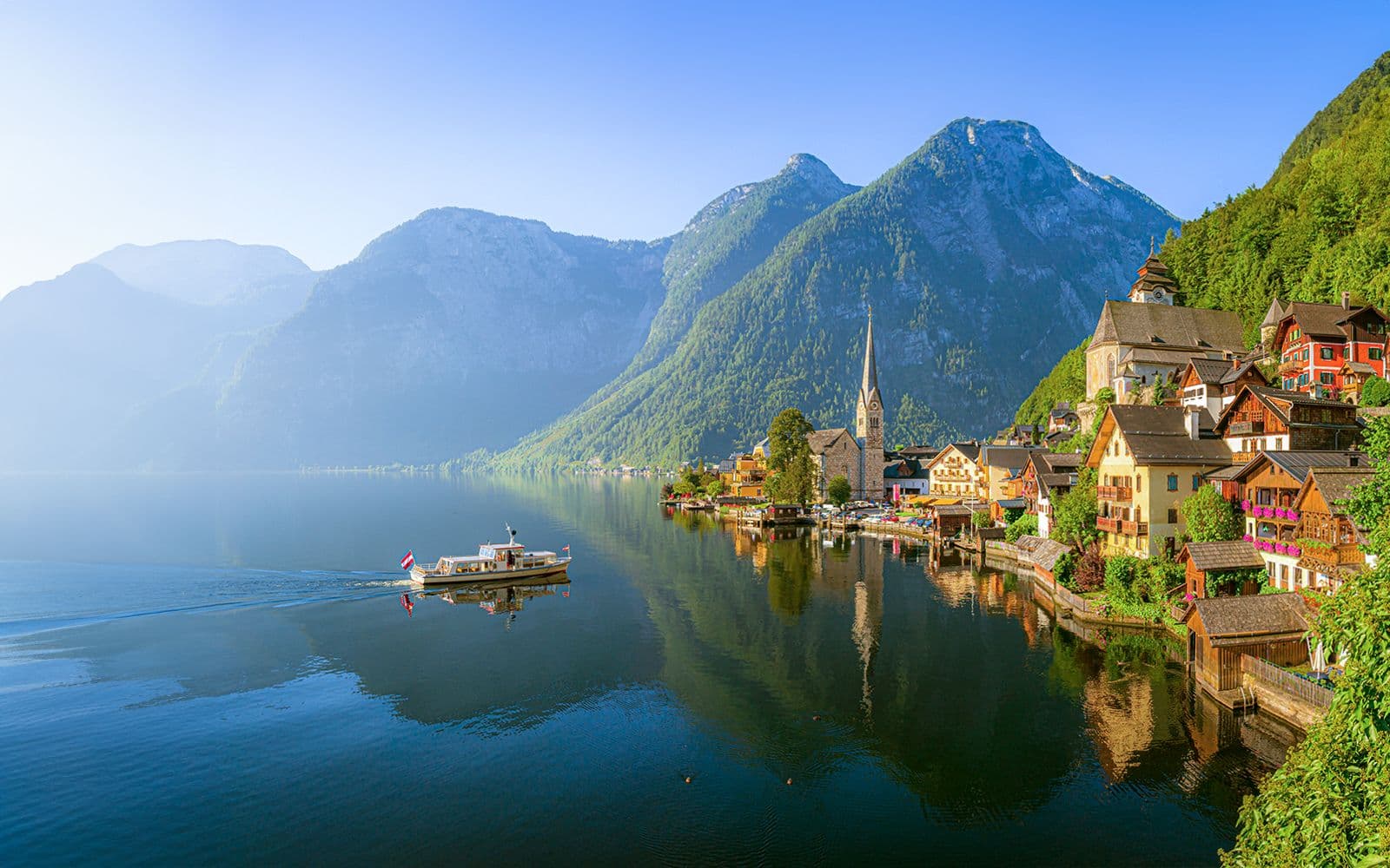 Billet Depuis Salzbourg : Excursion guidée d'une demi-journée en bus à Hallstatt