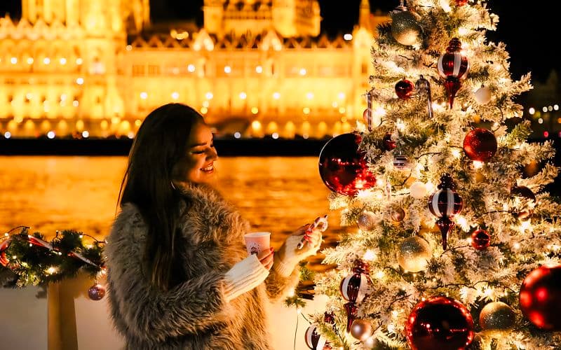 Billet Budapest : Croisière sur le marché de Noël avec 1 boisson
