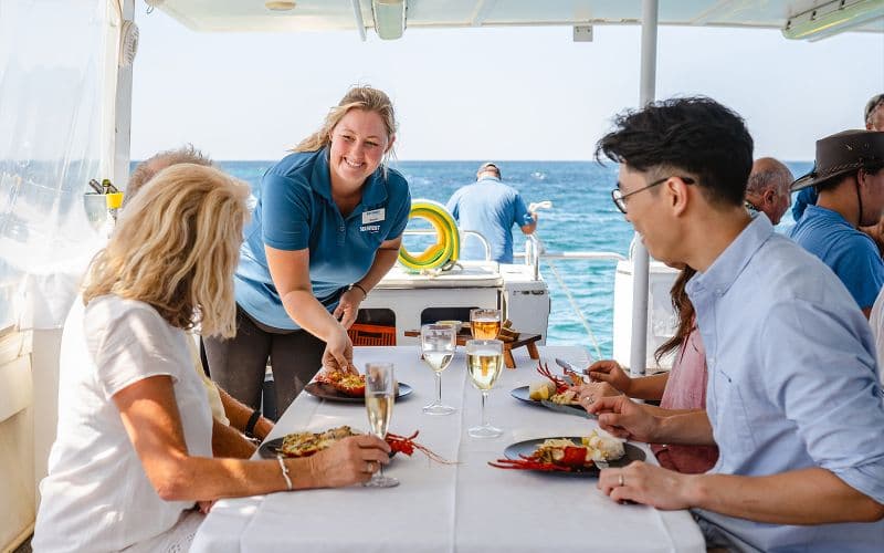 Croisière de luxe sur l'île de Rottnest pour déguster des fruits de mer
