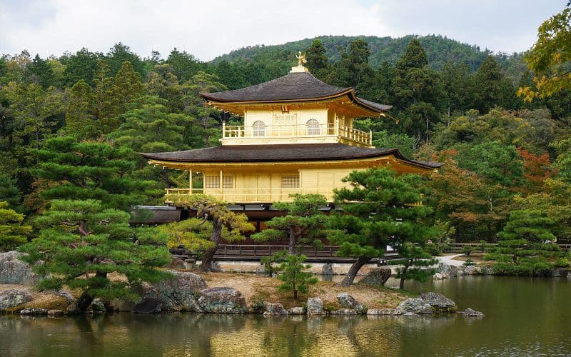 Visite guidée du château de Nijo et du temple Kinkaku-Ji
